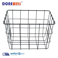 Professional supplier antique vintage industrial metal wire storage basket