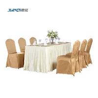 New wedding table cover rectangular tablecloth customized hotel banquet table skirt
