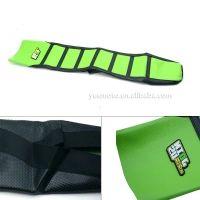 rubber Ribbed Skin MX Gripper Soft Motorcycle Seat Cover For Kawasaki KXF250 KXF450 2006 2007 2008