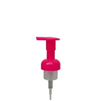 Soap foam pump dispenser custom color left and right rotating lock head 0.8CC spray volume custom straw length