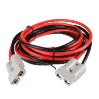 Quick Jumper Cable Set Plug-to-Plug Cables Battery Charging Lead 35mm c/w SED Power Connectors - 3 Metre