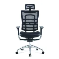 801 Leather sear BIFMA high quality height adjustable executive ergonomic office chair