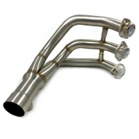 For Yamaha FJ-09 MT-09 MT09 TRACE 2014 15 16 17 2018 Years MT-09 Tracer Slip-On Motorbike System Exhaust Front Pipe Full