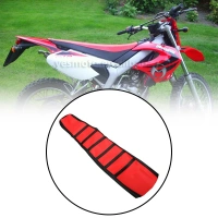 rubber vinyl Dirt Pit Bike Enduro Ribbed Gripper Soft Motorcycle Cushions Seat Cover For HONDA XR250R 1996-2004