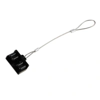 Hot selling 50A Plug accessory hard dust cover Black includes steel pull cord & For 50A Battery Connector car 4x4 Winch power