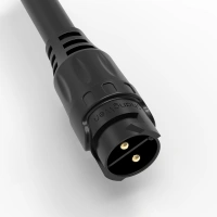 SW19 Self-locking Series Plastic Wrap Industrial Gold Plated 2 Pin Male Connectors