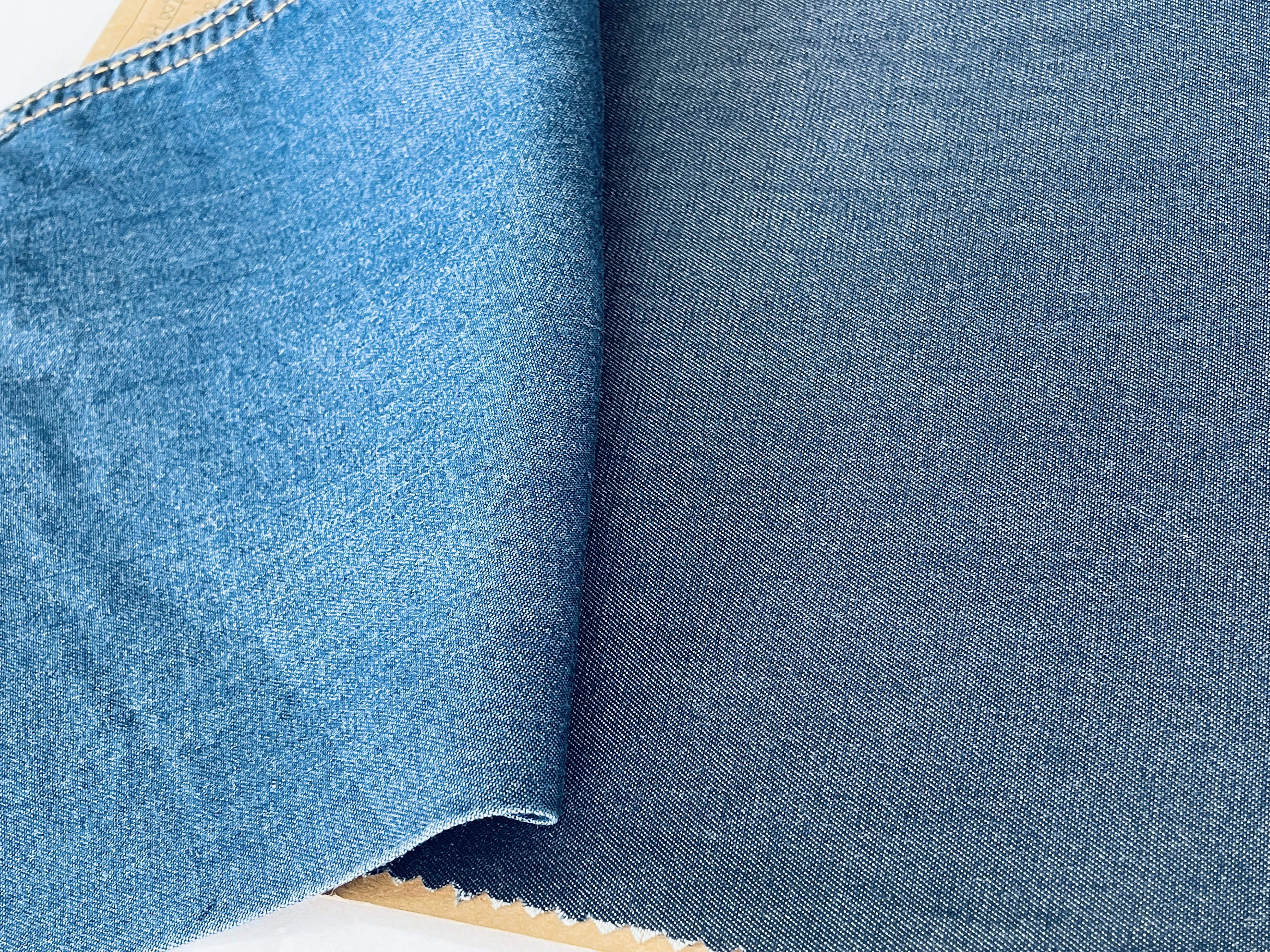 30S Tencel Denim Stoff glatt und weich