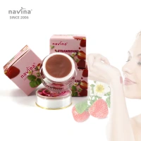 navina strawberry cream lash glue remover OEM manufacturer 20g/bottle easy remove glue remover for eyelash extension