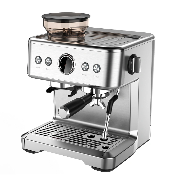 Classic design semi-automatic coffee machine
