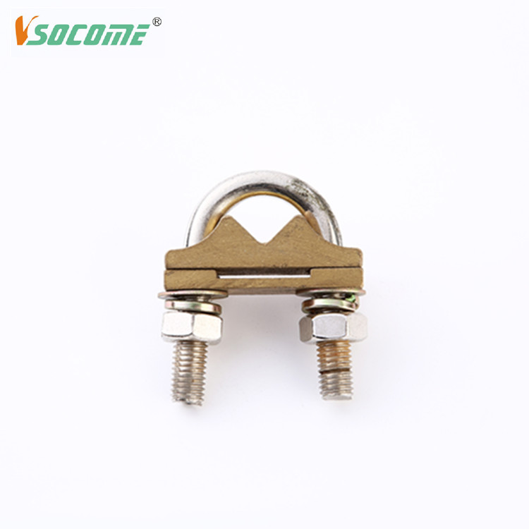 U bolt rod clamp for earthing system