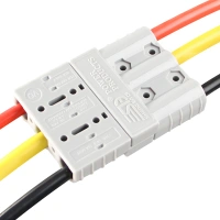 Battery Quick Connect Disconnect Electrical Plug 175A 1/0AWG for Recovery Winch or Trailer Terminal 3 pins