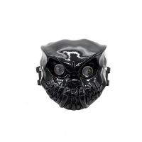 Best Sell For Harley Honda Yamaha Suzuki LED Skull w/42mm-46mm Mount Bracket Universal Motorcycle Headlight