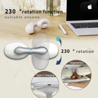 SPOOMER STICK 180°foldable aluminum alloy handheld massager Guasha spoon useful with cold hot therapy compress ease sunburn and aching body parts