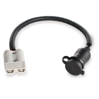 SG50A 600V Heavy-Duty Adaptor 16AWG cable of the female head of the vehicle-mounted cigarette lighter is 300mm long