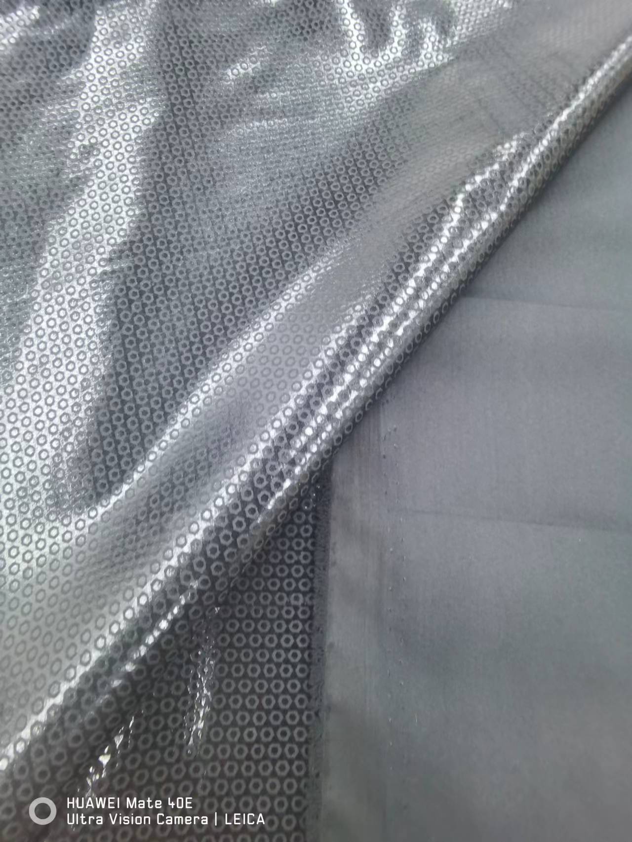 300T full dull polyester pongee with hotting mask for downproof
