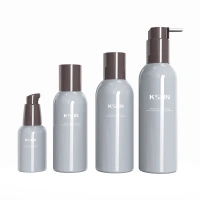 Custom Label Plastic Bottles Skincare 30ml Toner Bottles with Cap 100ml 150ml 180ml Plastic Lotion Bottles