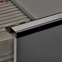 Stainless steel corner transition profile edge trim aluminum tile decorative stainless steel ceramic corner edge inlaid trim