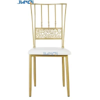 Best quality high back factory hot sale chairs wedding furniture popular gold chiavari chairs
