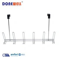 New 2022 Wall Mounted Bathroom Metal Clothes Hanging on the Back Door Hat Hanger Hook Customizable Wholesale