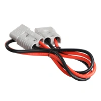 SG350 Gray to SG175 Gray Quick Connect Plugs Adapter Foldable Solar Panel Kit 20ft Extension Cable, Black & Red