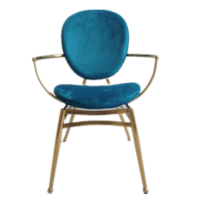 Зеленый бархатный современный обеденный кресло роскошный обычай