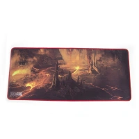 Extended Gaming Black Mouse Pad Large Size 900x400mm Office Desk Mat Mouse Pad with Stitched Edges for PC Laptop Computer