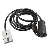 USB Car Charger Socket Dual QC3.0 Quick Charger with 50amp Anderson-Style Plug cable wire harness
