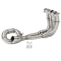 Ex factory price quality For Yamaha YZF-R6 06-18 Motorcycle Full Exhaust Header Stainless Front Link Pipe