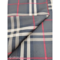 100% polyester ATY Plaid pants printed fabric waterproof standing bonded polar fleece and poly voile